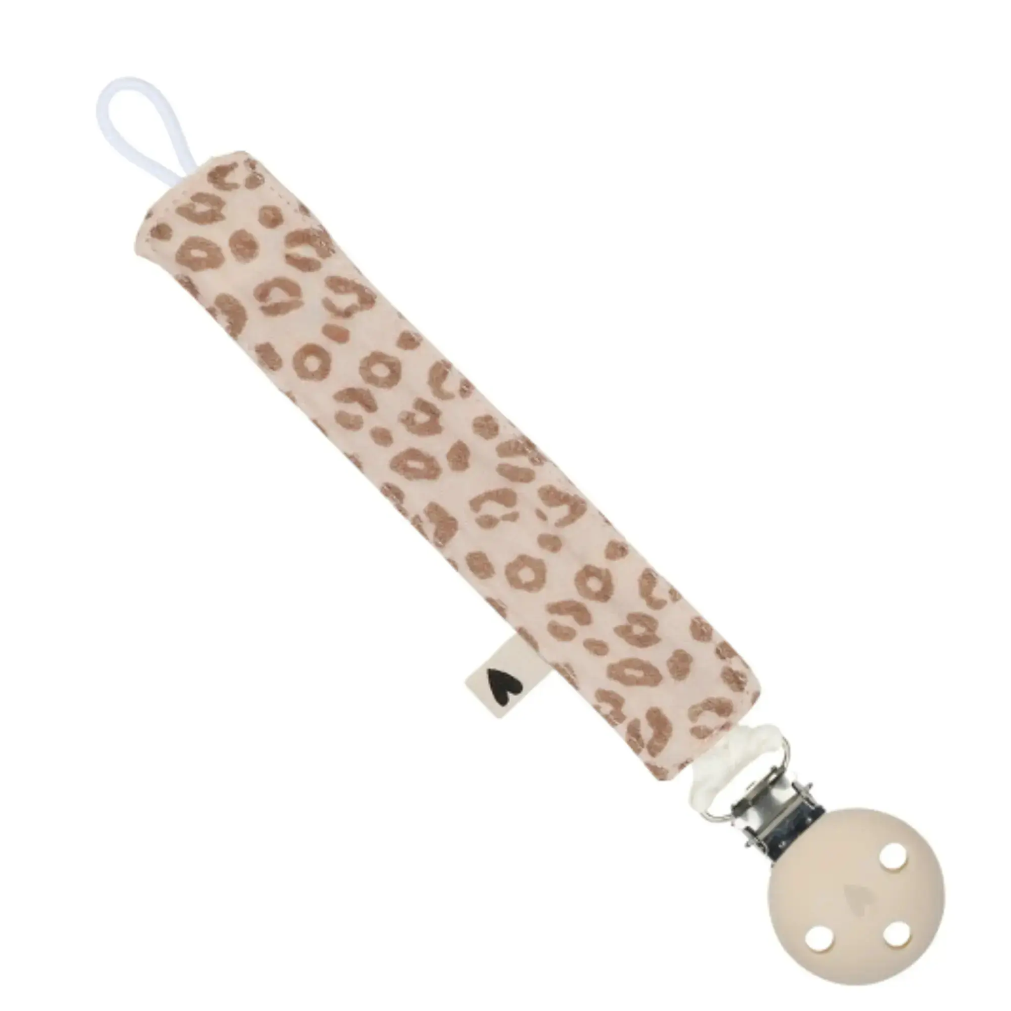 Attache sucette / Gaze léopard Atelier Wagram