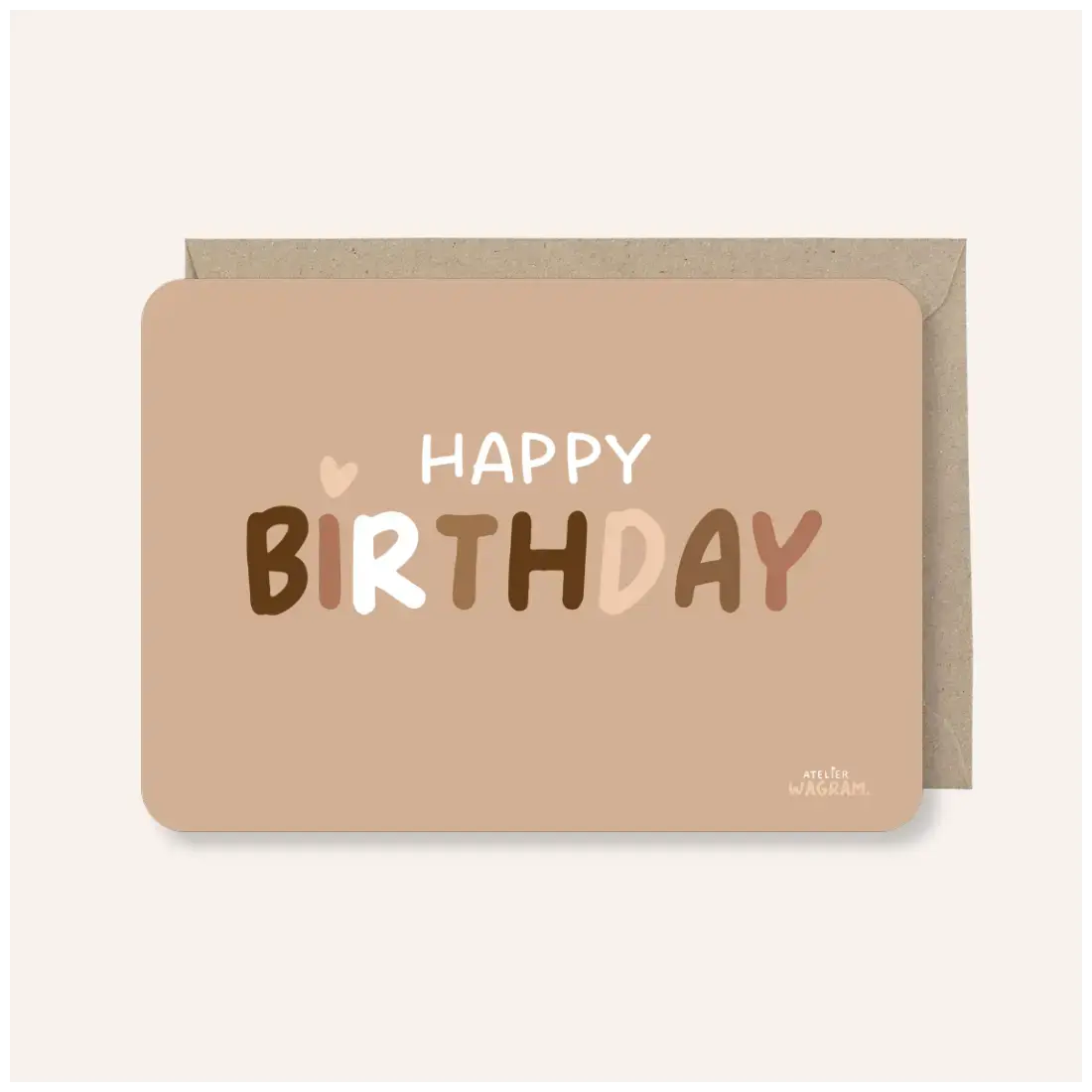 Carte postale / Happy Birthday Atelier Wagram