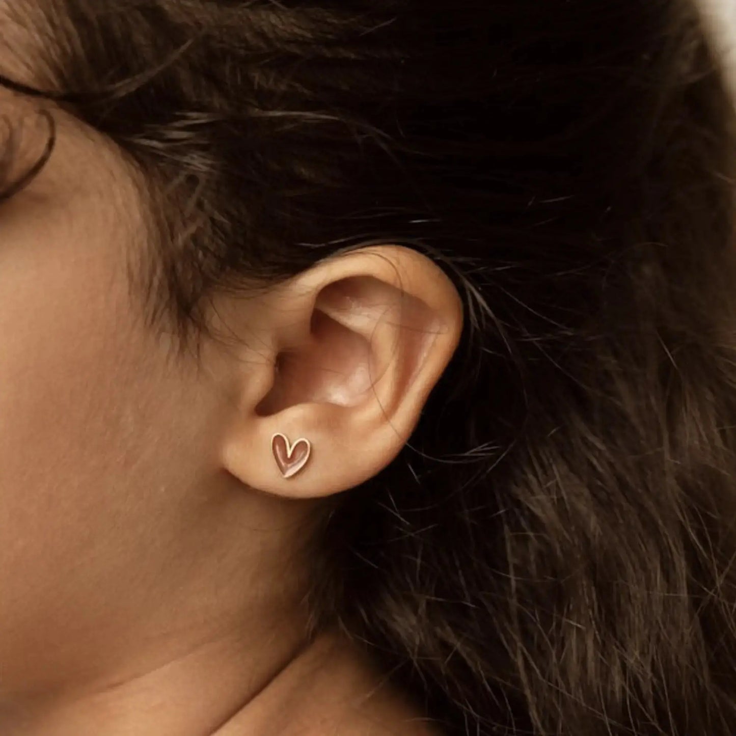 Boucle d'oreilles / Organic Heart Mrs Ertha