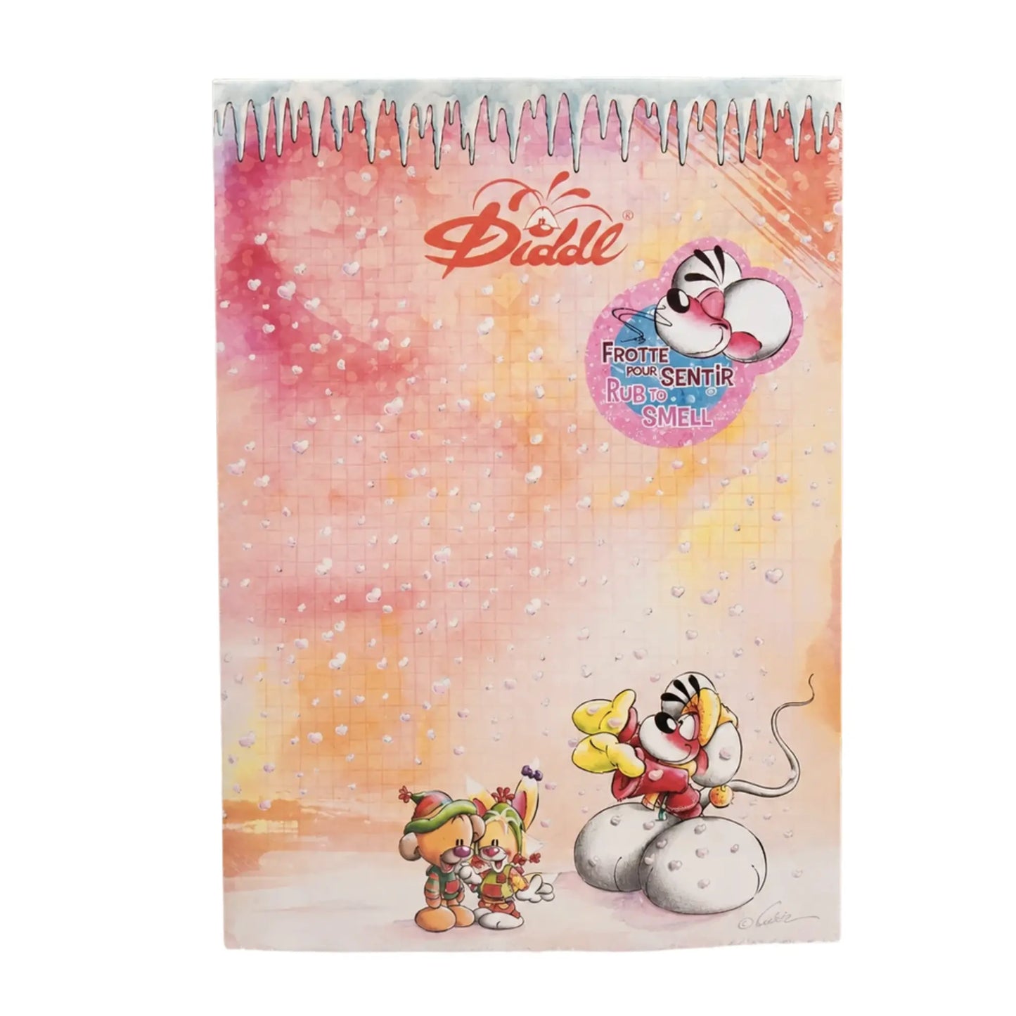 PRÉCOMMANDE - Bloc Parfumé A4 / Diddl Hiver