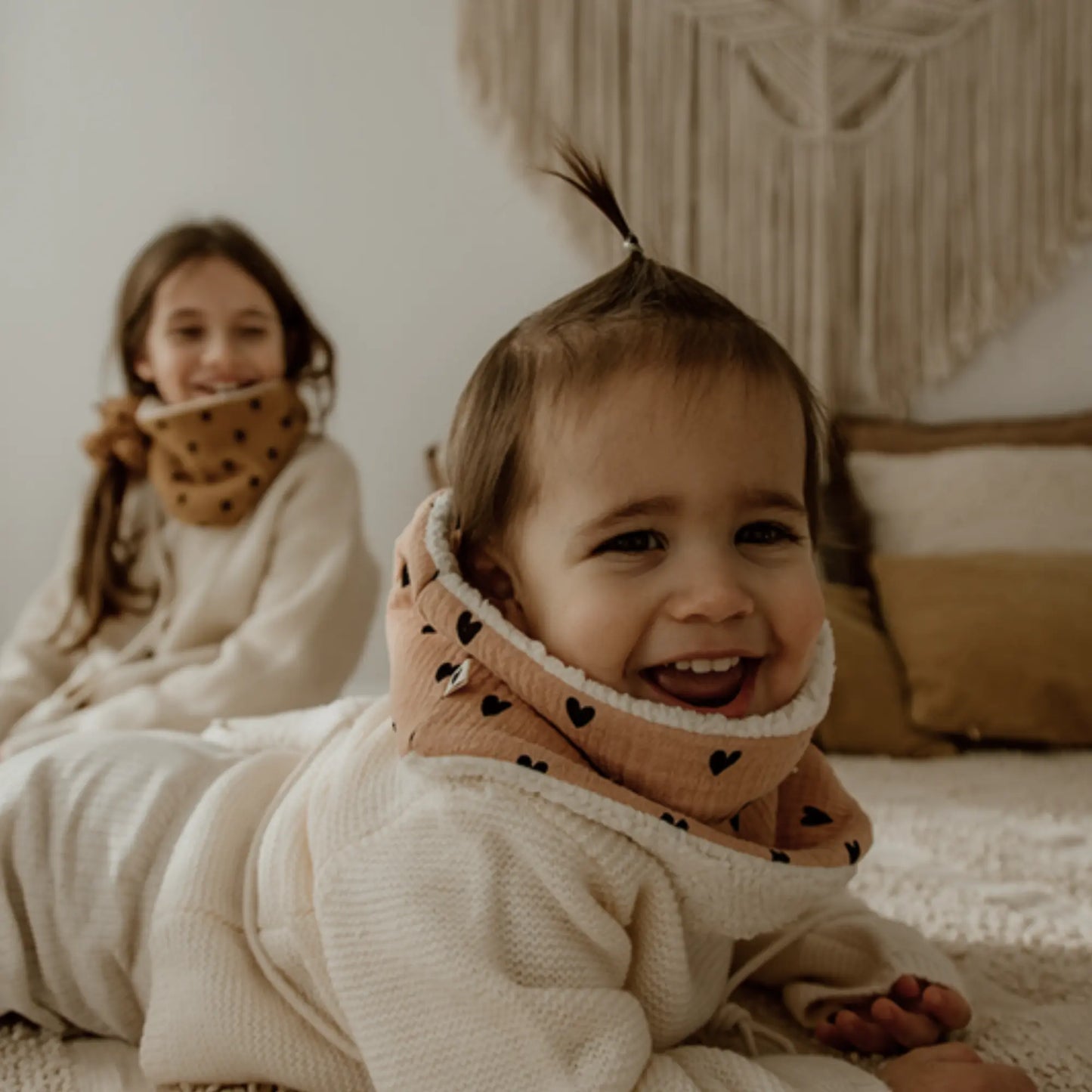 Tour de cou / Gaze Léopard Atelier Wagram