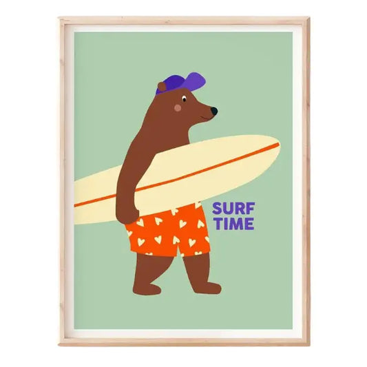 Affiche Surf Time Ma petite vie