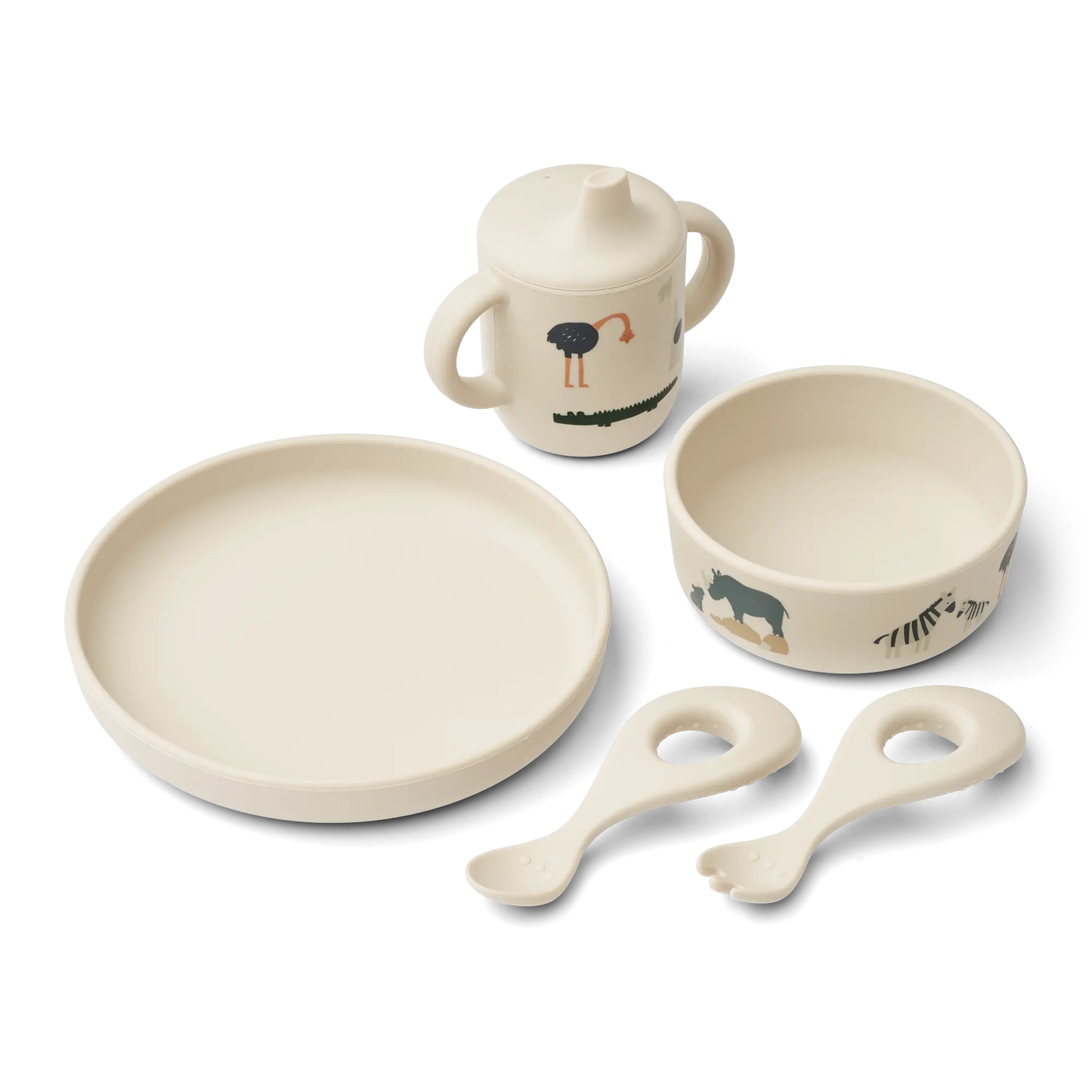 Set repas en silicone 5 pièces / All together Liewood