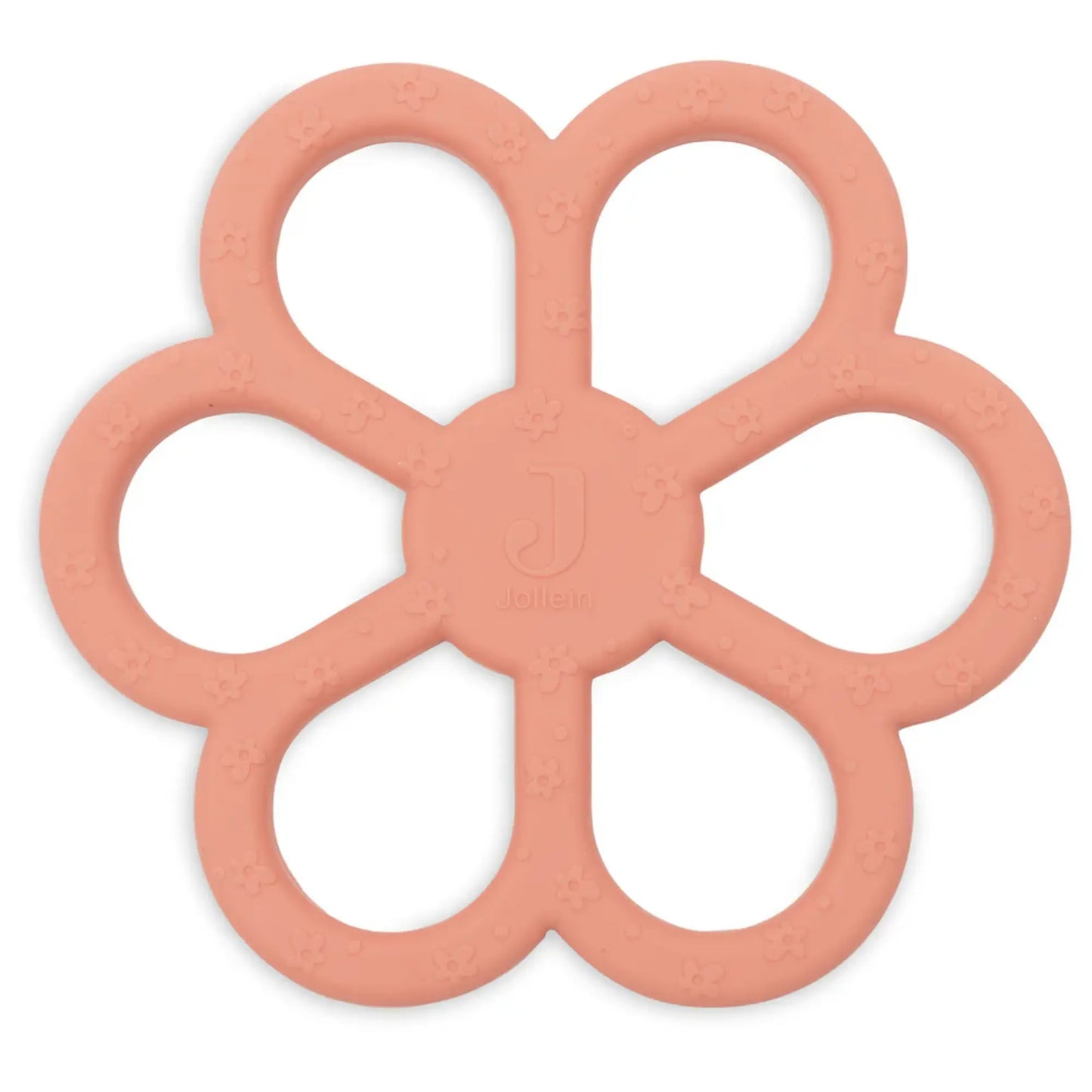 Anneau de dentition / Fleur Corail