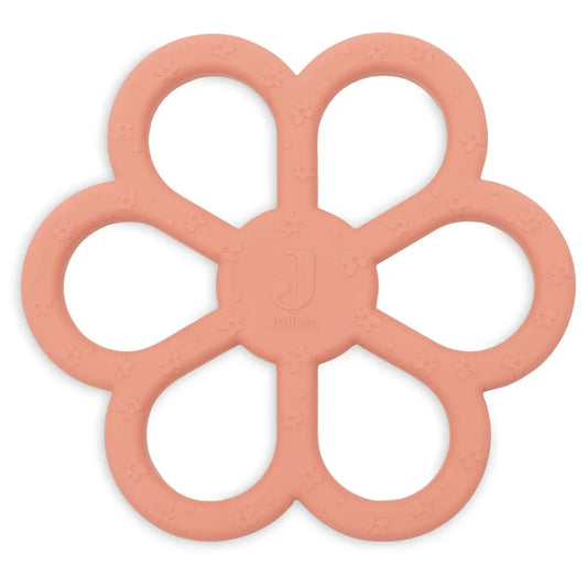 Anneau de dentition / Fleur Corail