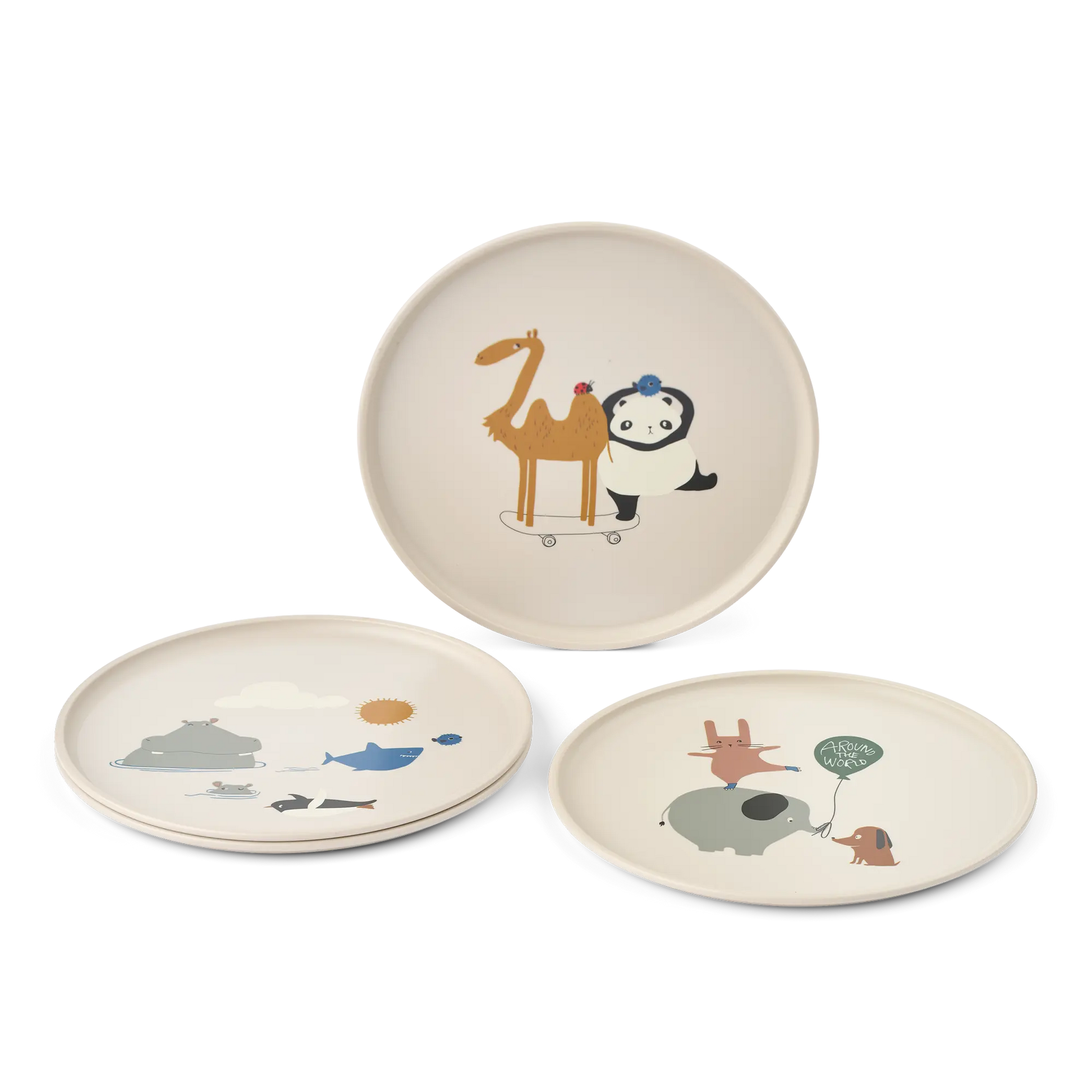 Assiettes plate Remco / Around the World Liewood