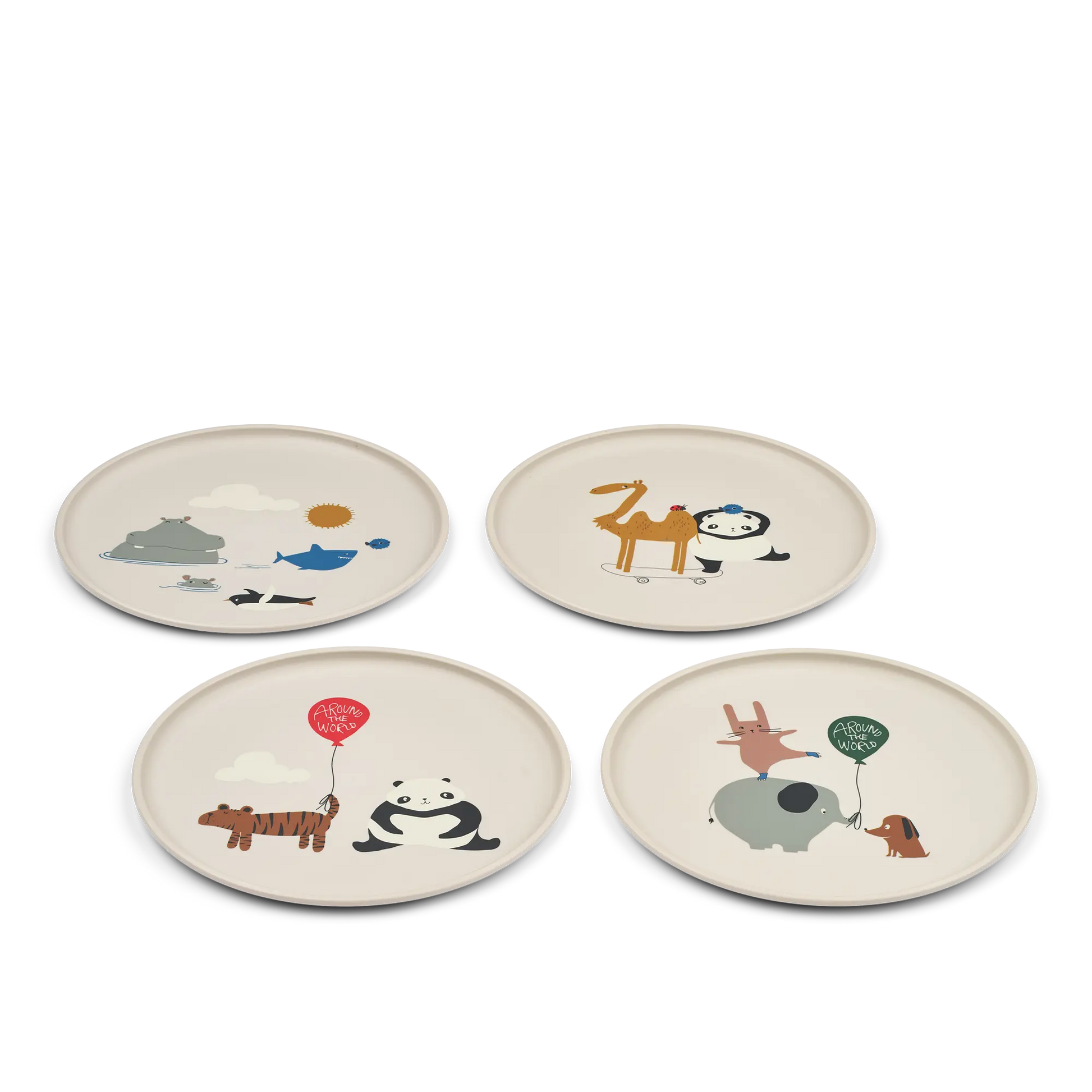 Assiettes plate Remco / Around the World Liewood