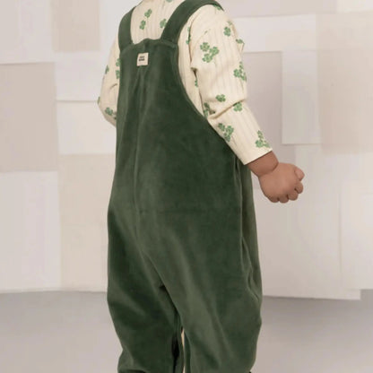 Salopette Homer Velvet / Vert Cilantro Studio Bohème