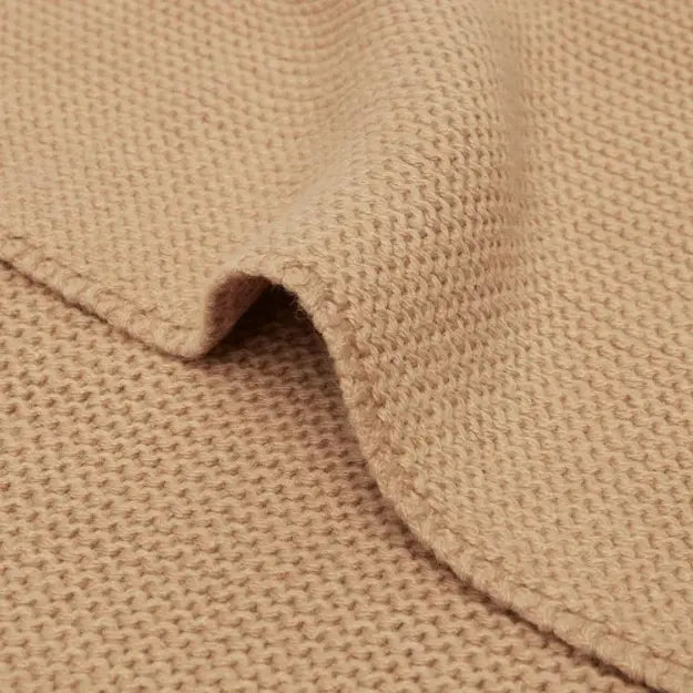 Couverture Basic knit / Biscuit Jollein