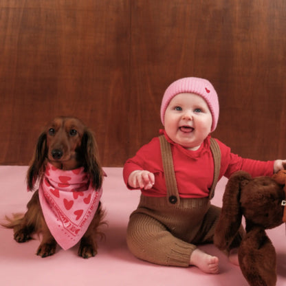 Bonnet bébé / Rose Atelier Wagram