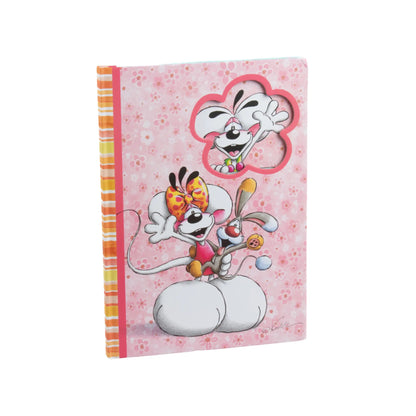 Cahier A4 rigide motif fleur / Diddl Summer