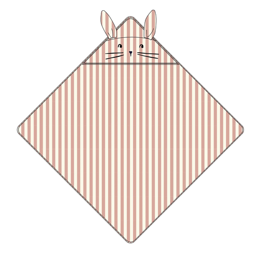 Cape de bain Lapin / Coral Blush Liewood