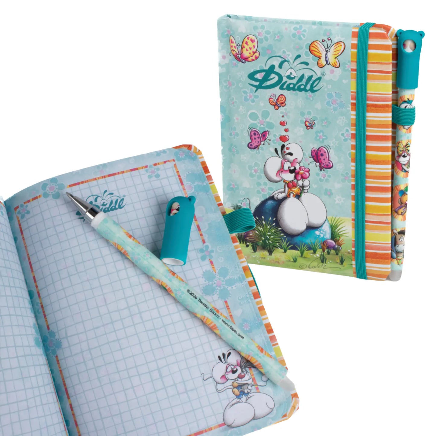 Carnet A6 + stylo / Diddl Summer