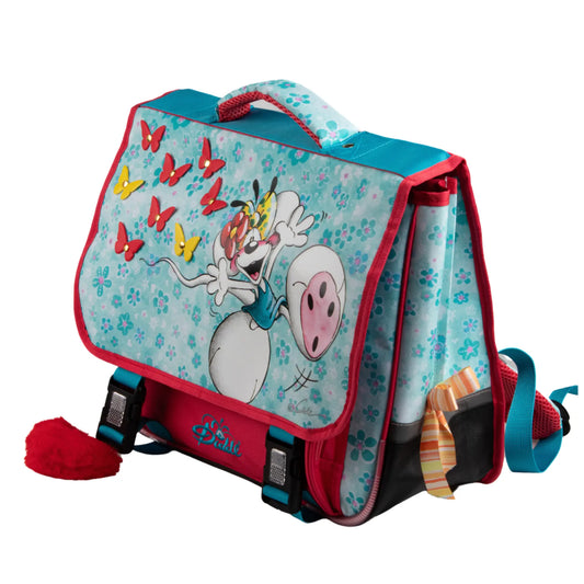 Cartable bleu / Diddl Summer