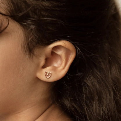 Boucle d'oreilles / Organic Heart Mrs Ertha