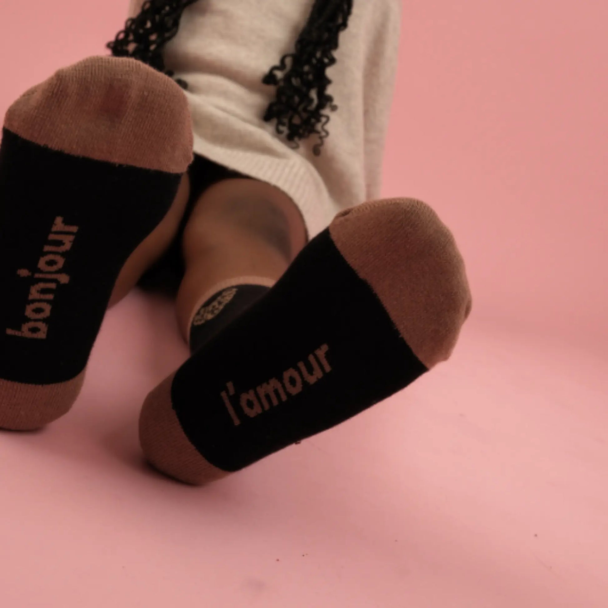 Chaussettes Matchy-Matchy / Noir Léopard Atelier Wagram