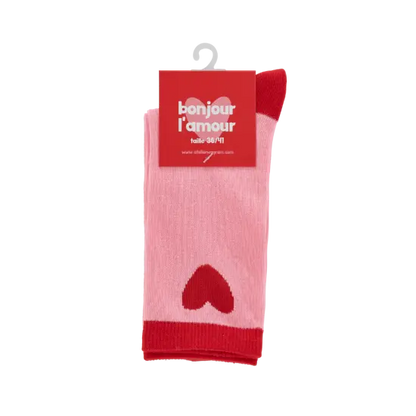 Chaussettes Matchy-Matchy / Rose rouge Atelier Wagram