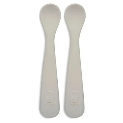 Lot de deux cuillères en silicone / Nougat Jollein