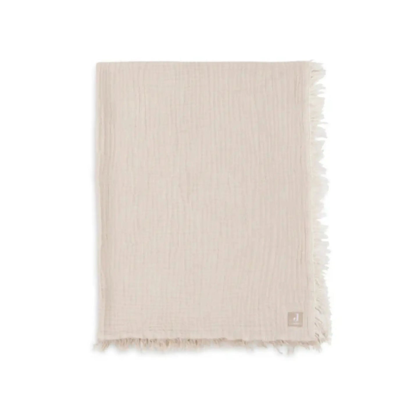 Couverture Fringe / Stripe Biscuit Jollein
