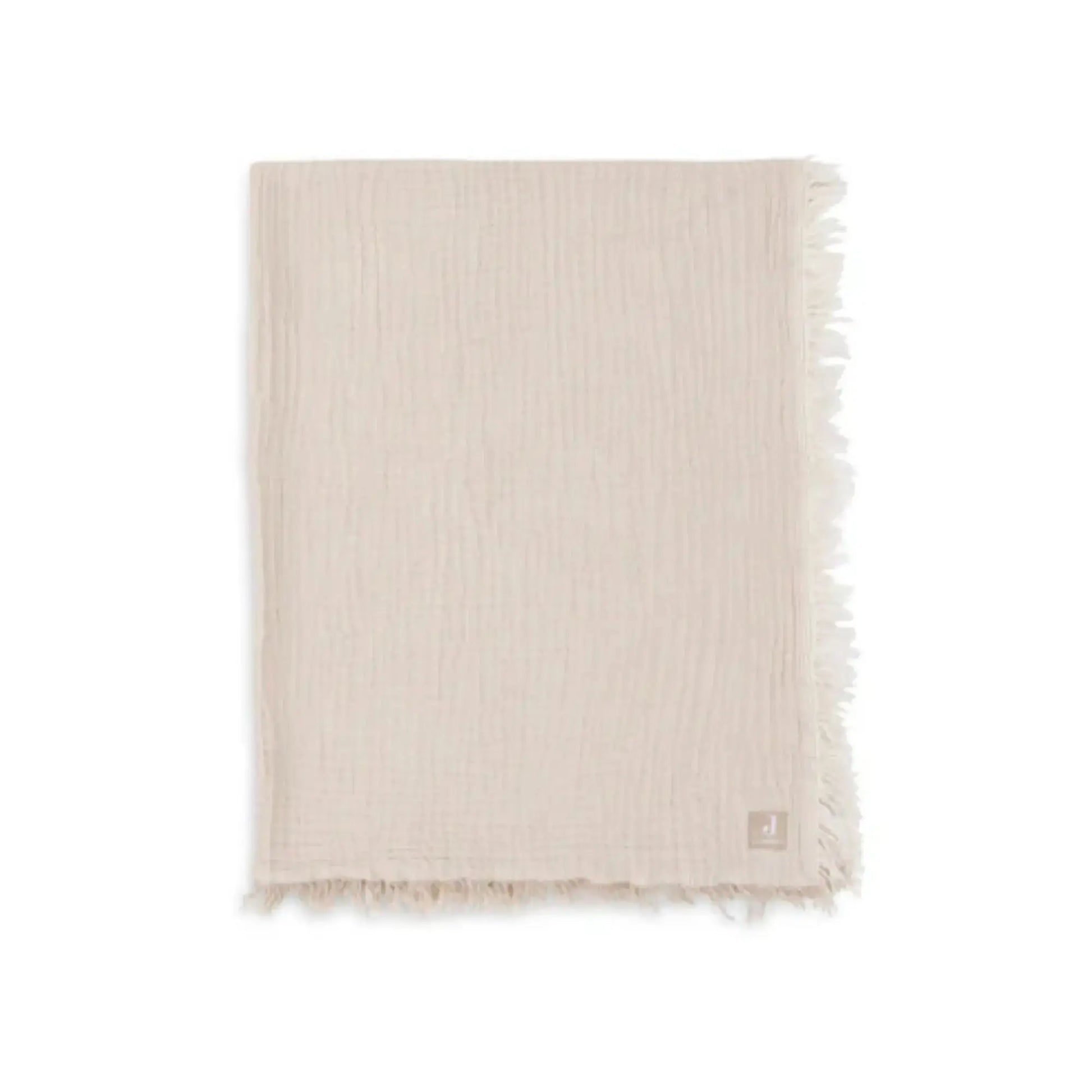 Couverture Fringe / Stripe Biscuit Jollein