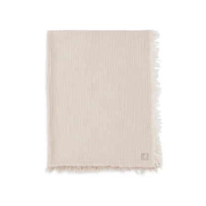 Couverture Fringe / Stripe Biscuit Jollein