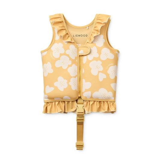 Gilet de piscine / Flower Lemon Yellow