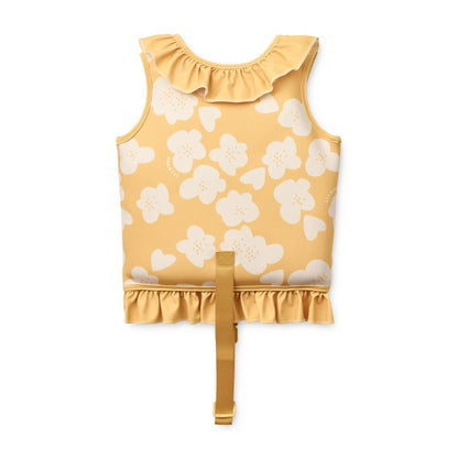 Gilet de piscine / Flower Lemon Yellow