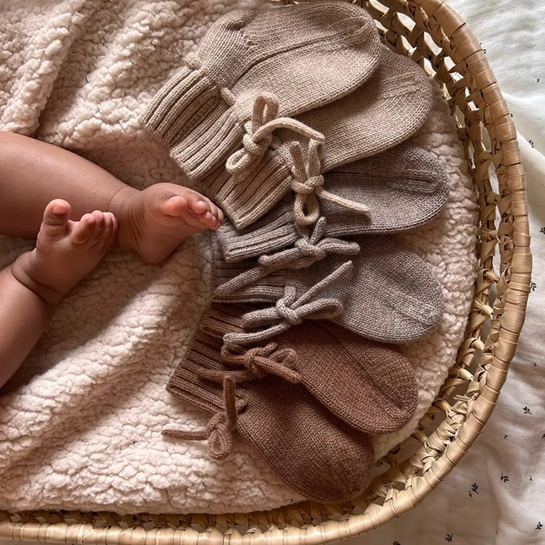 Chaussons bébé / Gris Atelier Wagram