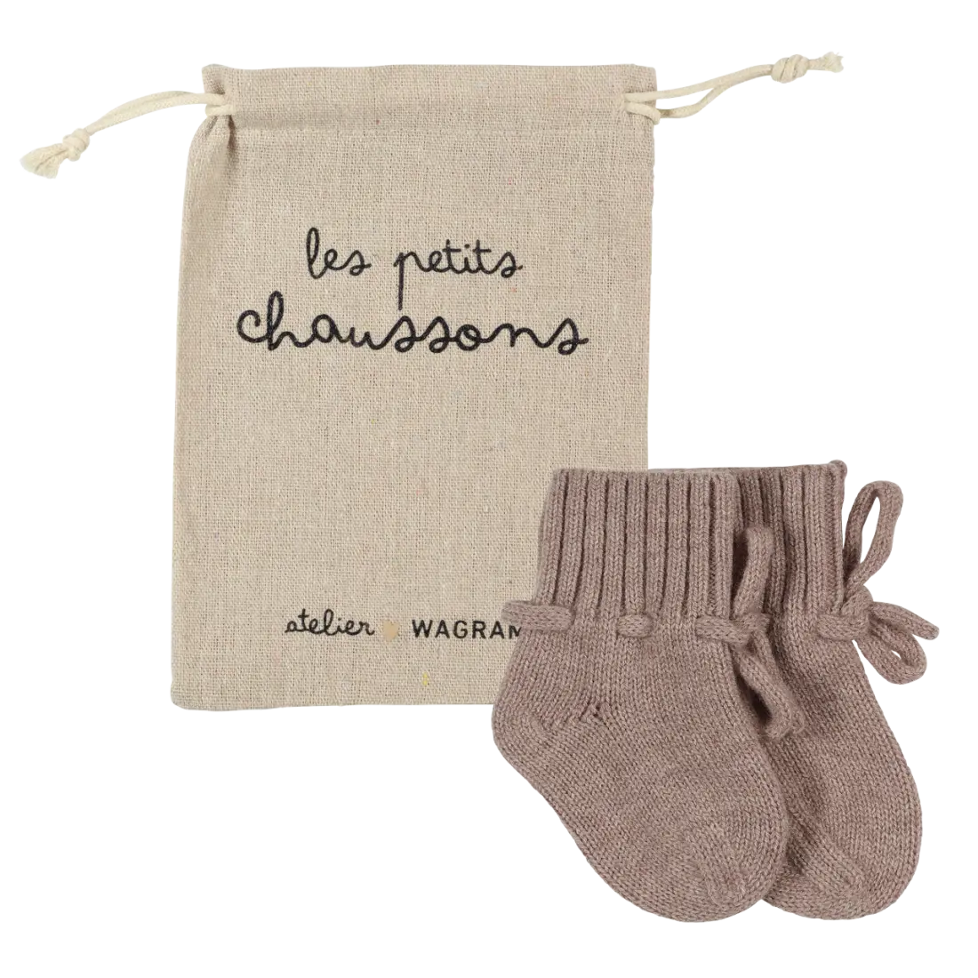 Chaussons bébé / Gris Atelier Wagram