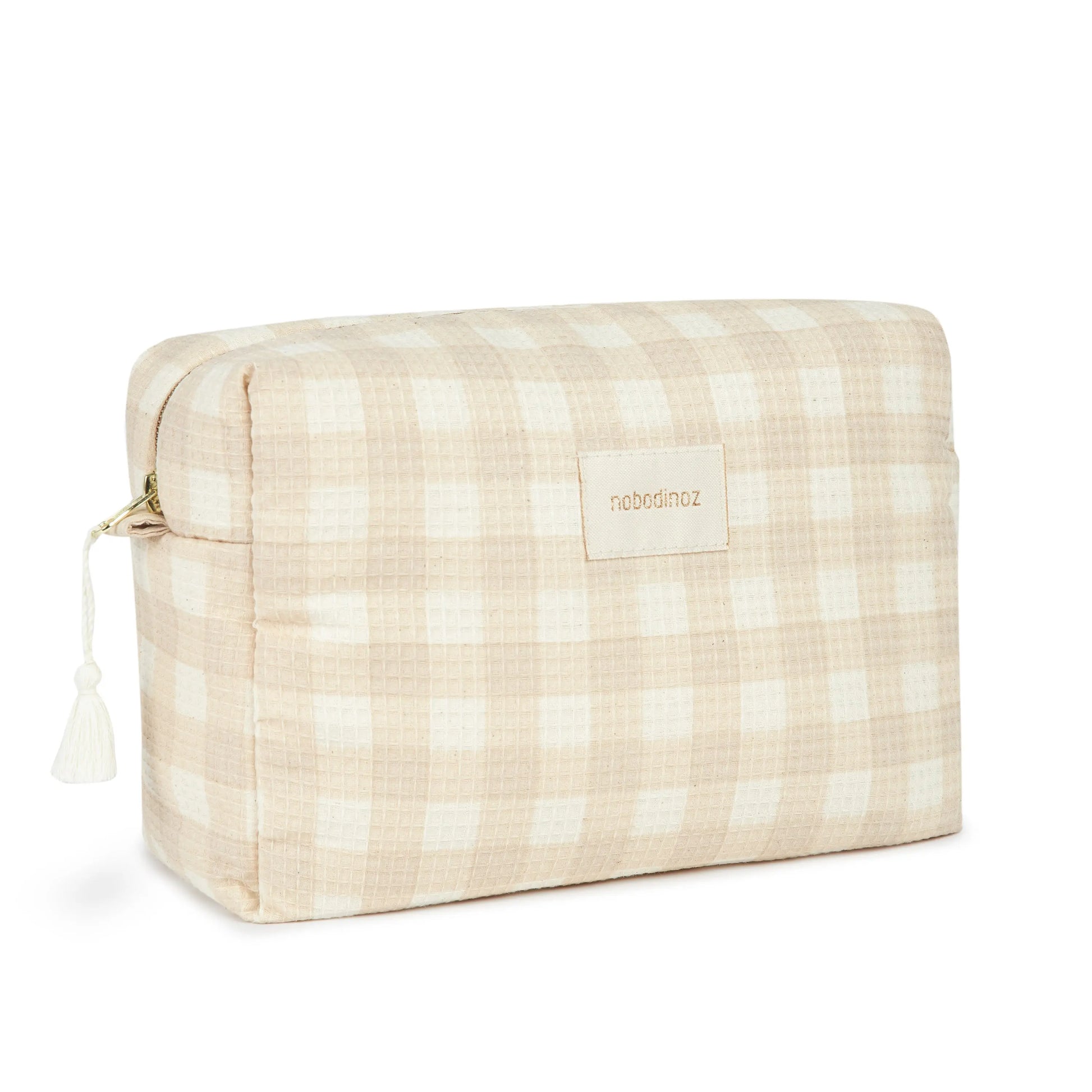 Trousse de toilette / Ivory Checks Nobodinoz