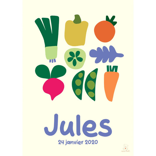 Affiche personnalisée / Jules Minibout