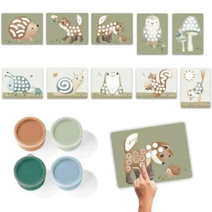 Kit de peinture au doigt / Fairy Garden Little Dutch