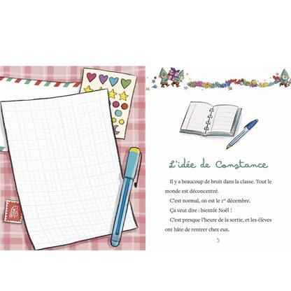 Roman de l'avent / Le Père Noël à l'école Auzou