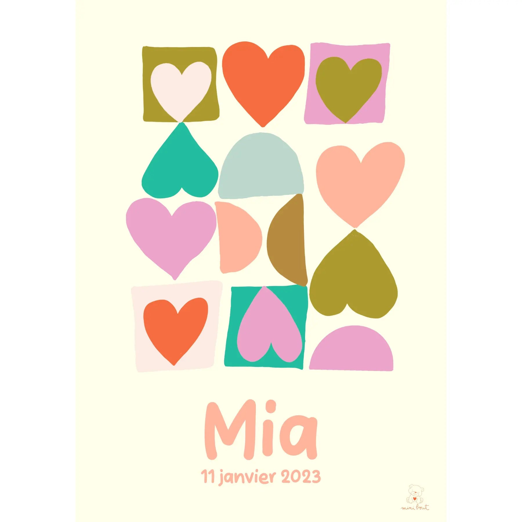 Affiche personnalisée / Mia Minibout