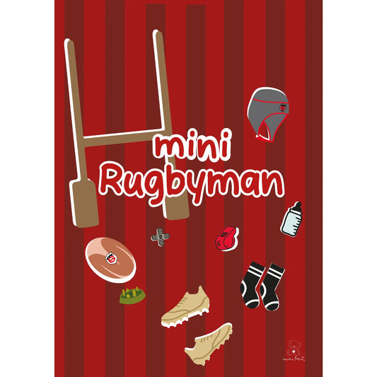 Affiche / Mini Rugbyman Minibout