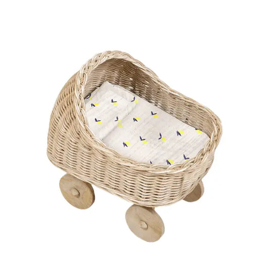 Accessoires poupées / Mini berceau citrons Minikane