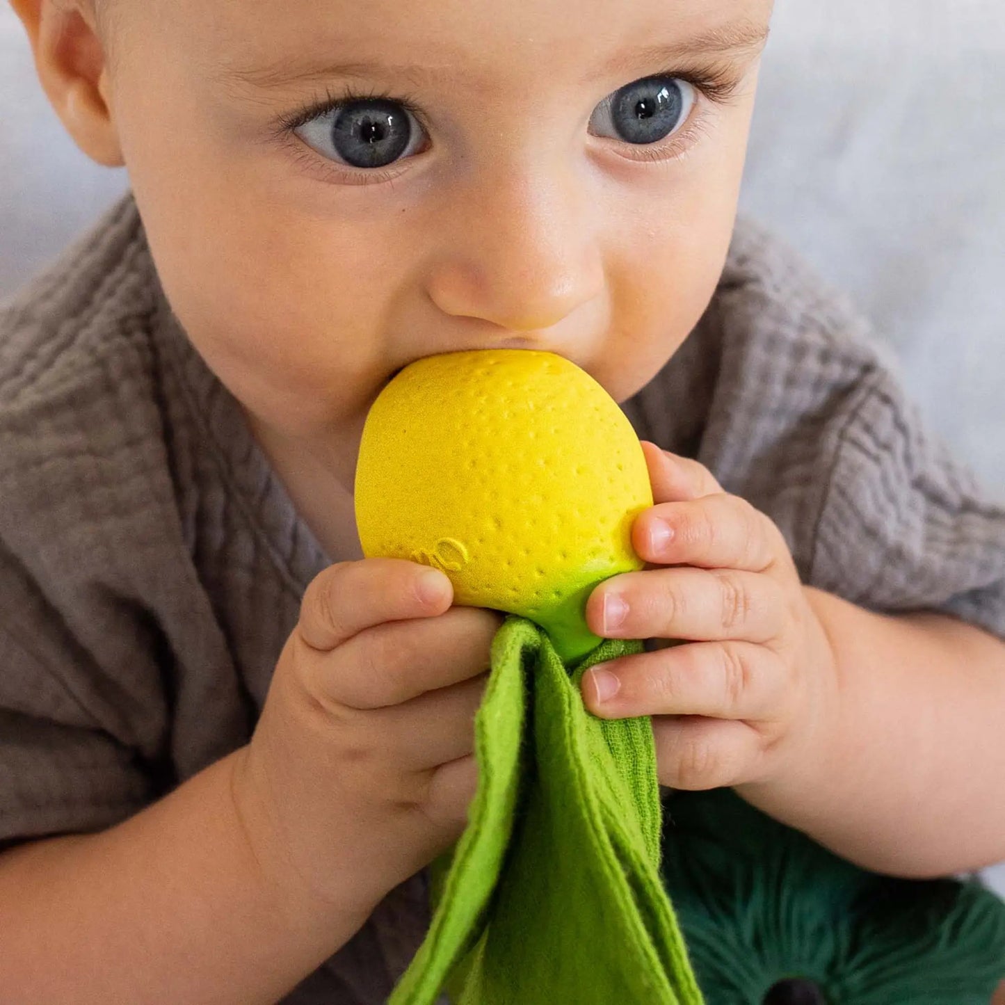 Mini doudou John Lemon le citron Minibout