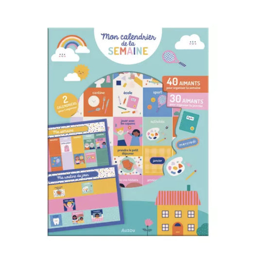 Mon aventure aimantée / Mon calendrier de la semaine Auzou