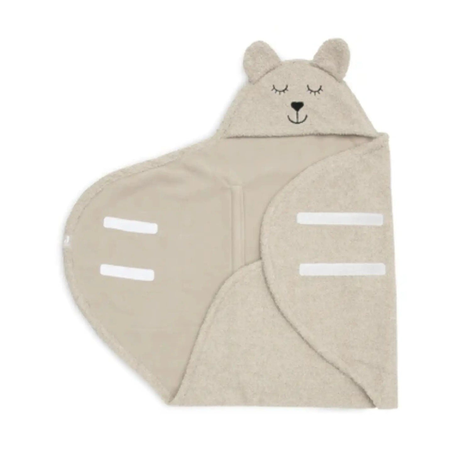 Couverture portefeuille / Bear Boucle Olive Green Jollein