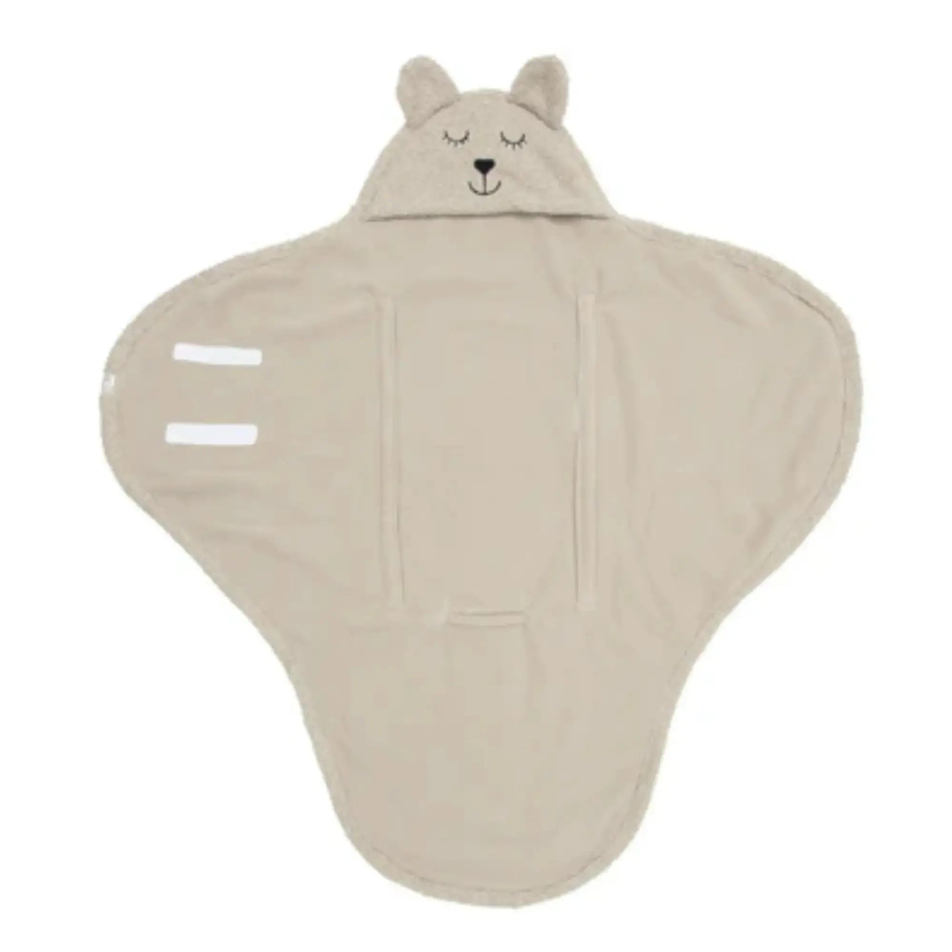 Couverture portefeuille / Bear Boucle Olive Green Jollein