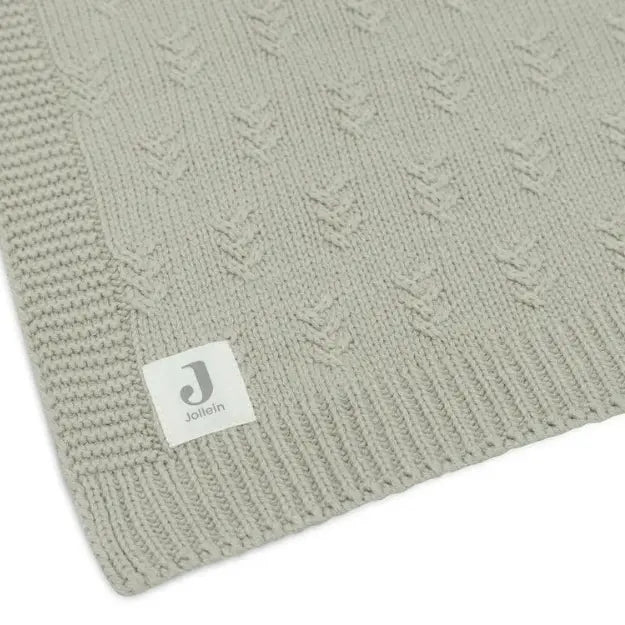 Couverture Grain knit / Olive Green Jollein