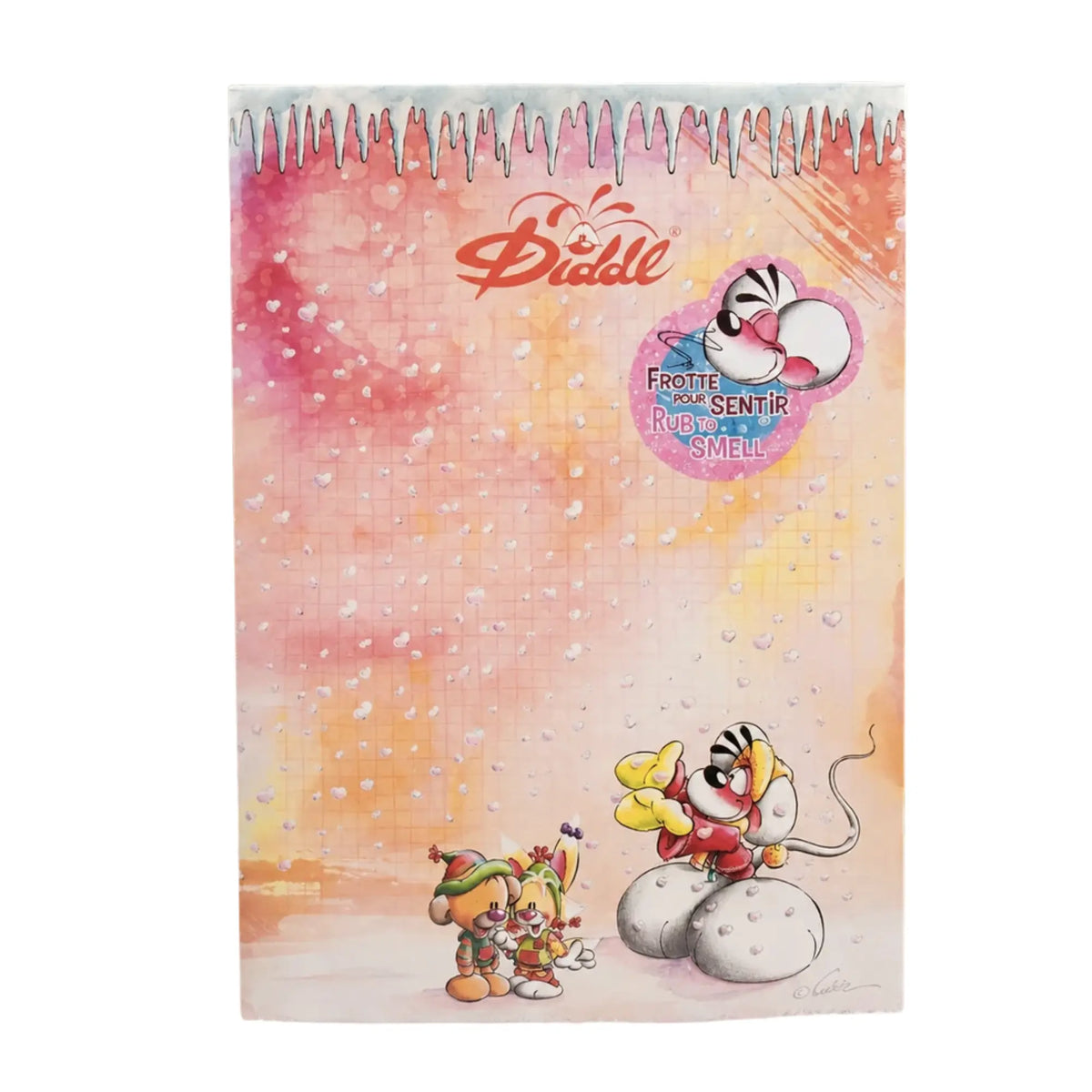 PRÉCOMMANDE - Bloc Parfumé A4  / Diddl Hiver