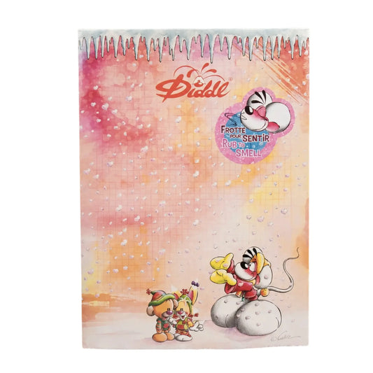 PRÉCOMMANDE - Bloc Parfumé A4  / Diddl Hiver