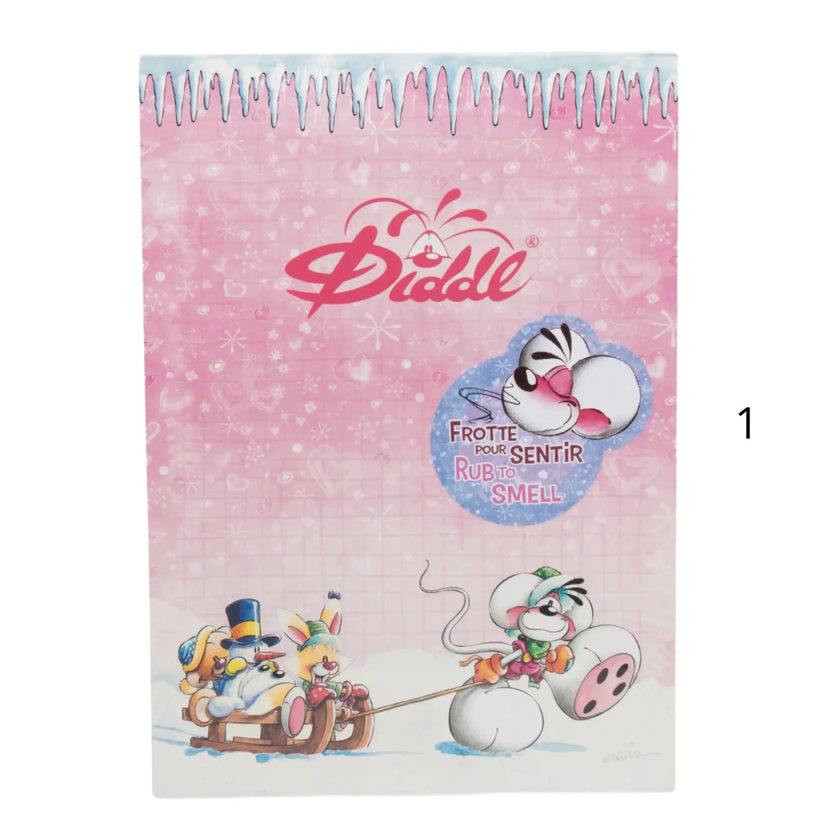 PRÉCOMMANDE - Bloc Parfumé A5 / Diddl Hiver