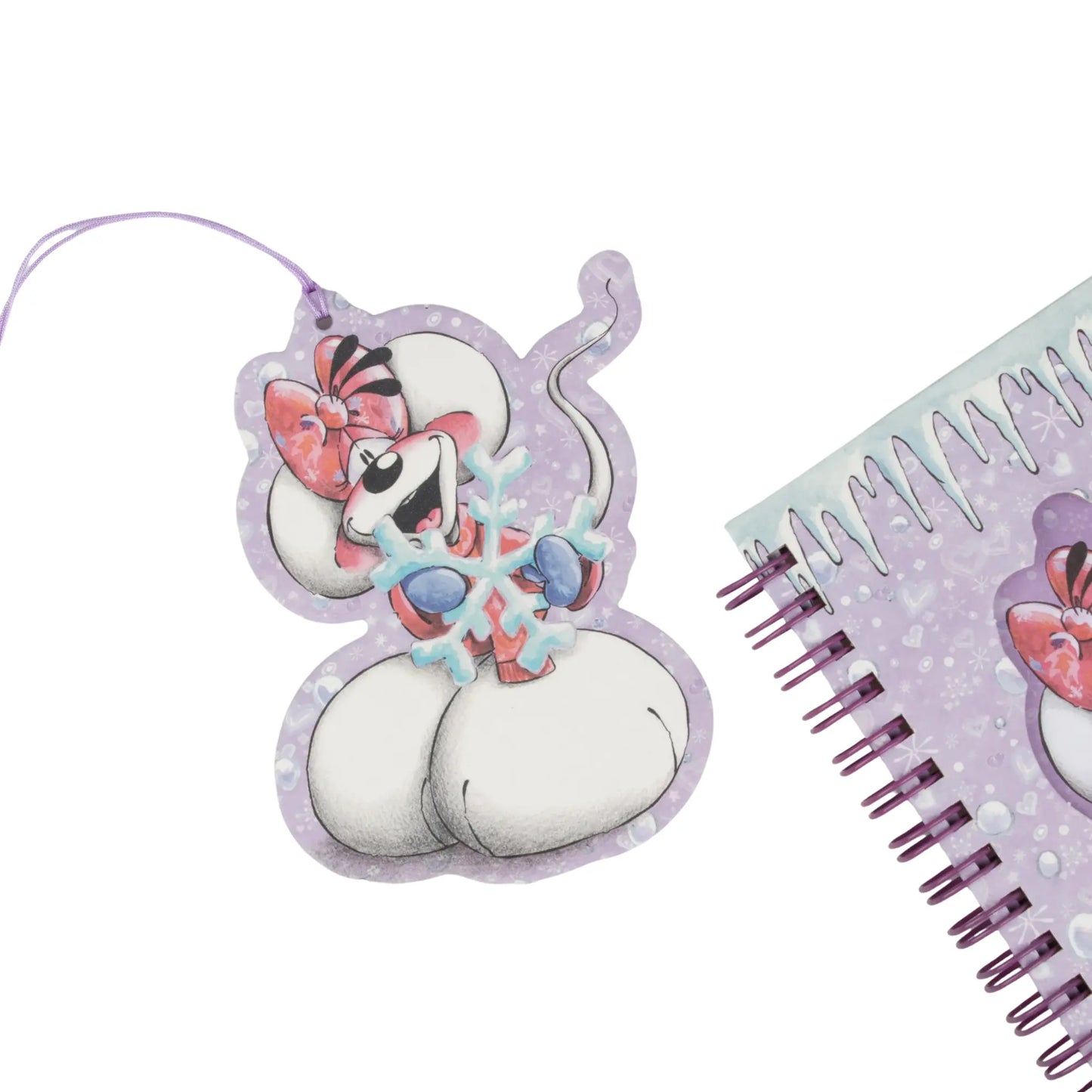 PRÉCOMMANDE - Carnet A6 Noël Détachable / Diddl Hiver (Copie)
