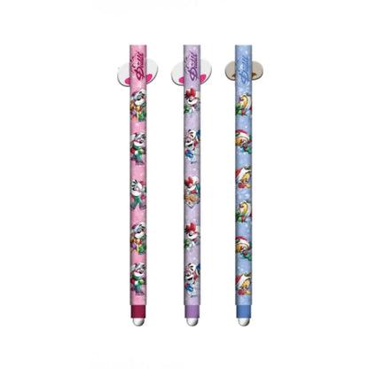 PRÉCOMMANDE - Pochette 3 stylos effaçables / Diddl Hiver