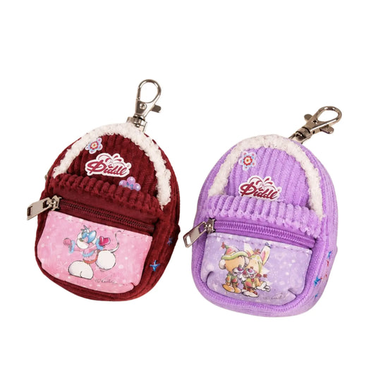 PRÉCOMMANDE - Porte Clefs Mini Sac à Dos / Diddl Hiver