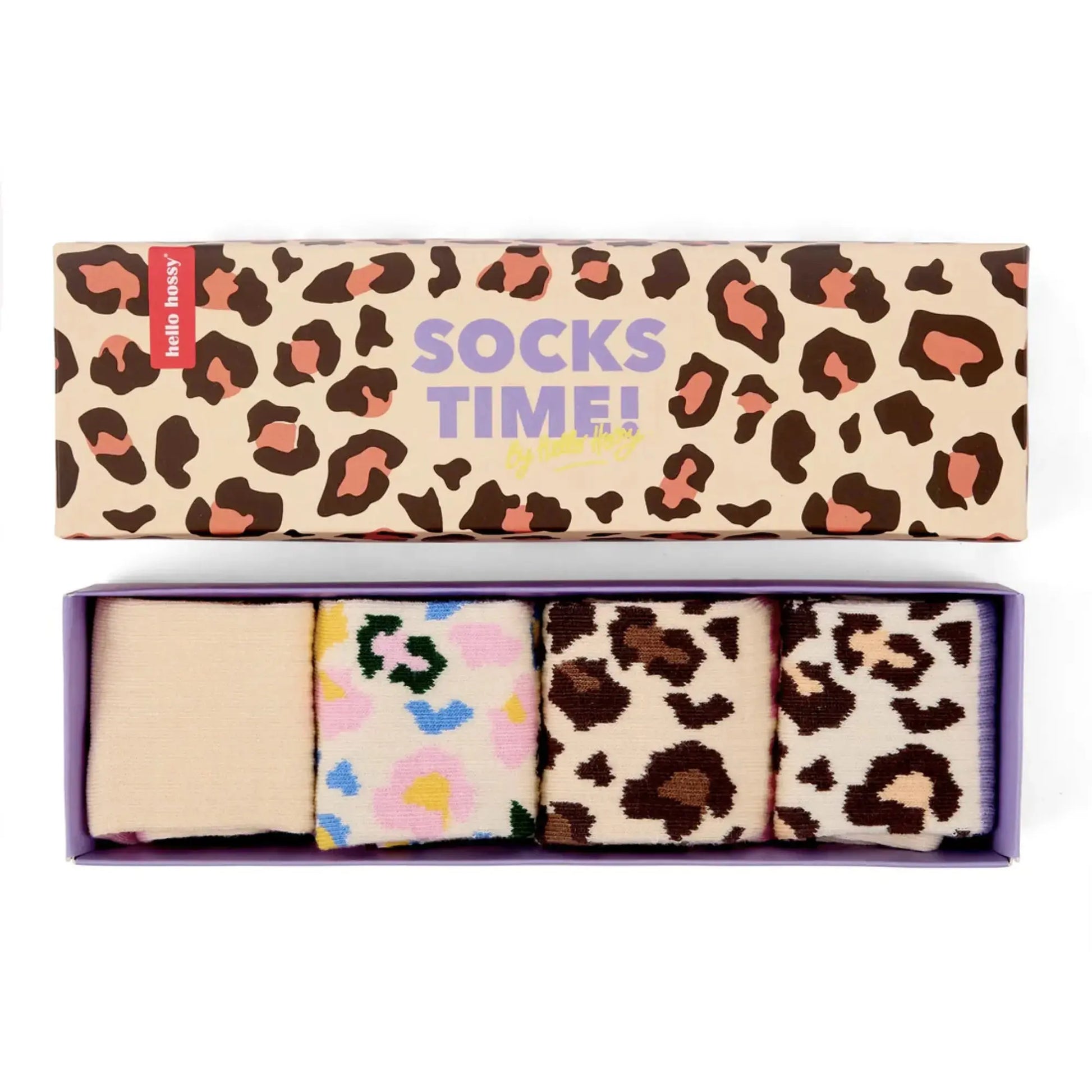 Pack Chaussettes / Léopard Hello Hossy