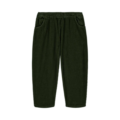 Pantalon Carrot / Corderoy Vert Forêt Studio Bohème