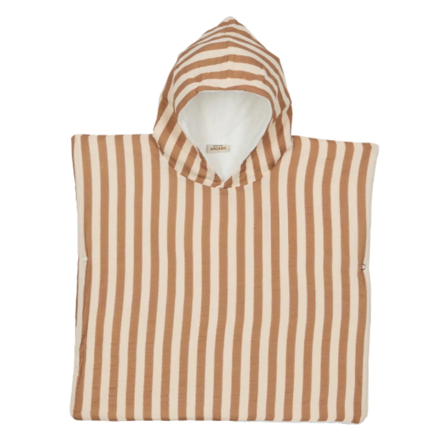 Poncho en gaze / Rayures Larges Atelier Wagram